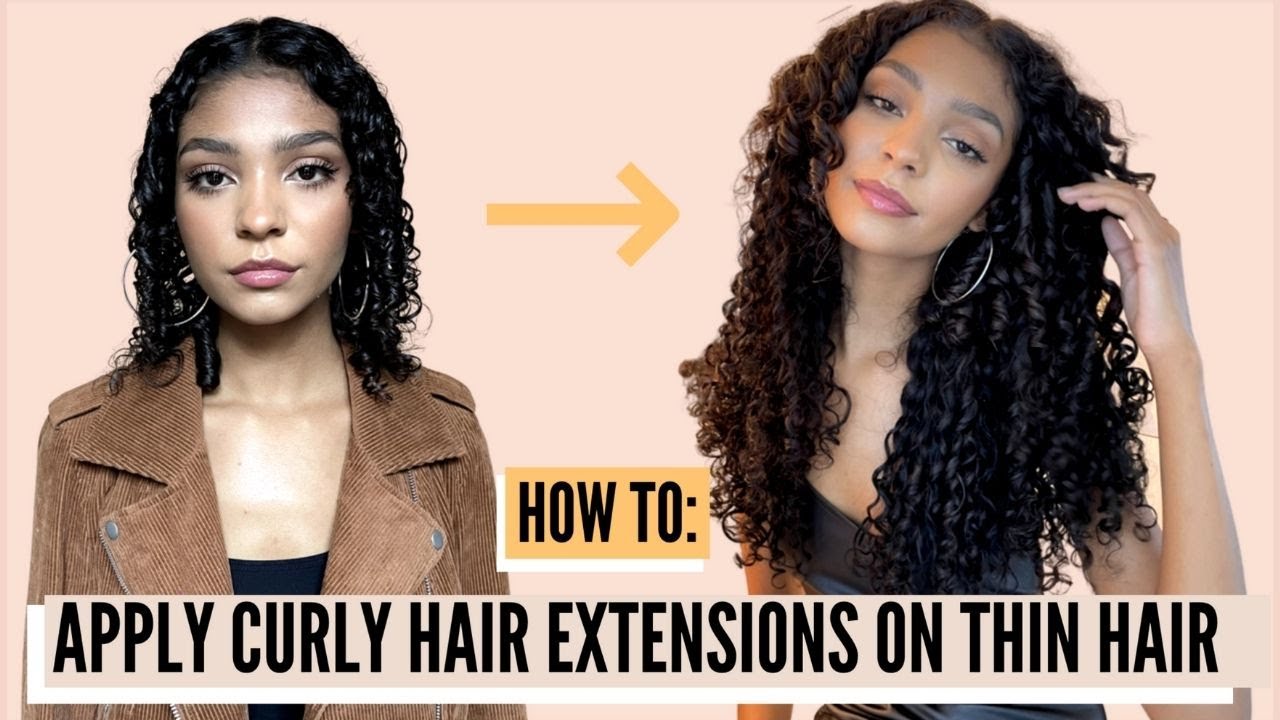 How to Apply Bebonia Curly Clip-In Hair Extensions to Thin or Fine Hair