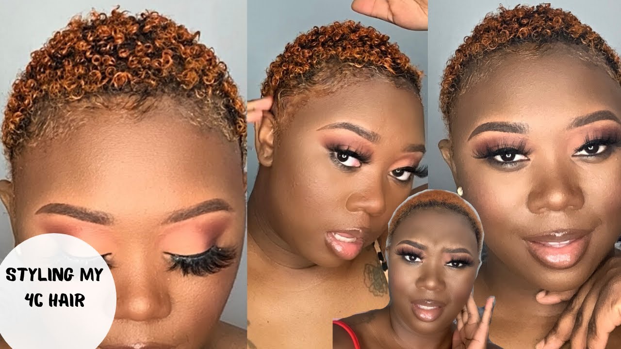 Styling My 4 Type TWA|| Natural Hair Tutorial|| Kreatively Kabrina