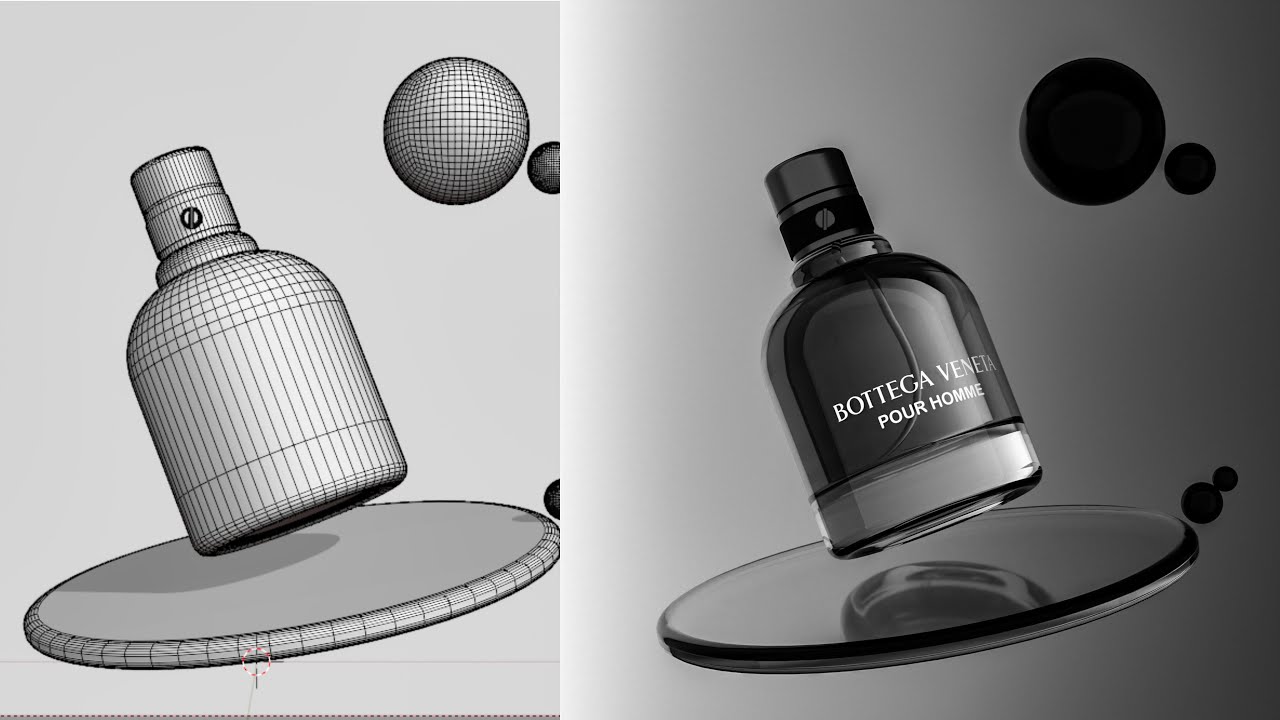 Product visualization (Blender 4.1) #blender #3dmodeling
