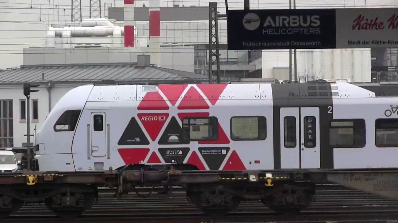 Donauwörth Bahnhof 21.02.2015 u.a. mit agilis-Zügen
