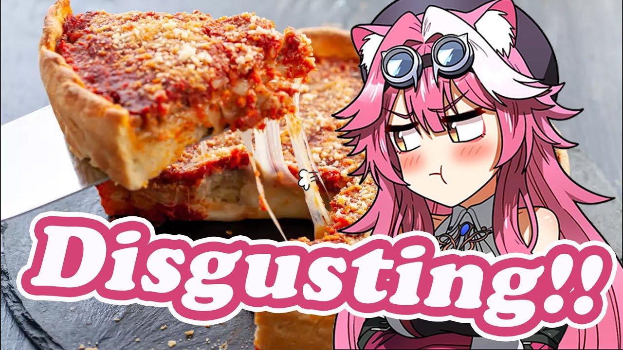 Chicago pizza offends Raora's Italian sensibilities (Hololive/Eng Sub)