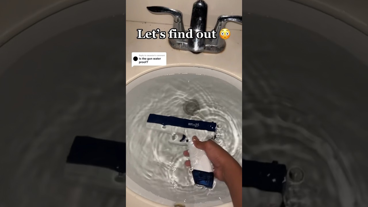Is our Water Glock waterproof? Do YOU want one? #summer #toys #waterglock