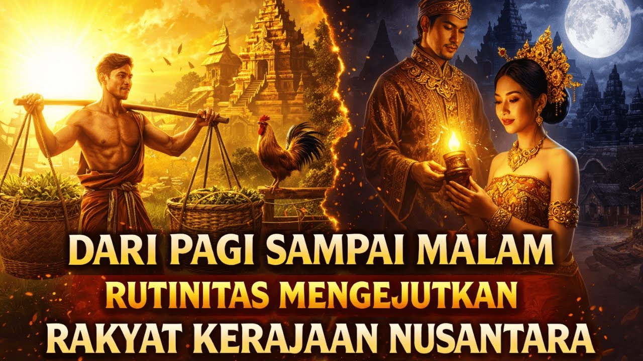 Dari Pagi Sampai Malam Rutinitas Mengejutkan Rakyat Kerajaan Nusantara
