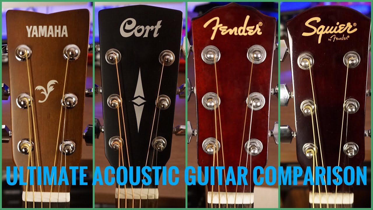 Yamaha F310 vs Cort AD810 | Fender SA150 vs Fender SA105 |  Ultimate Acoustic Guitar Comparison