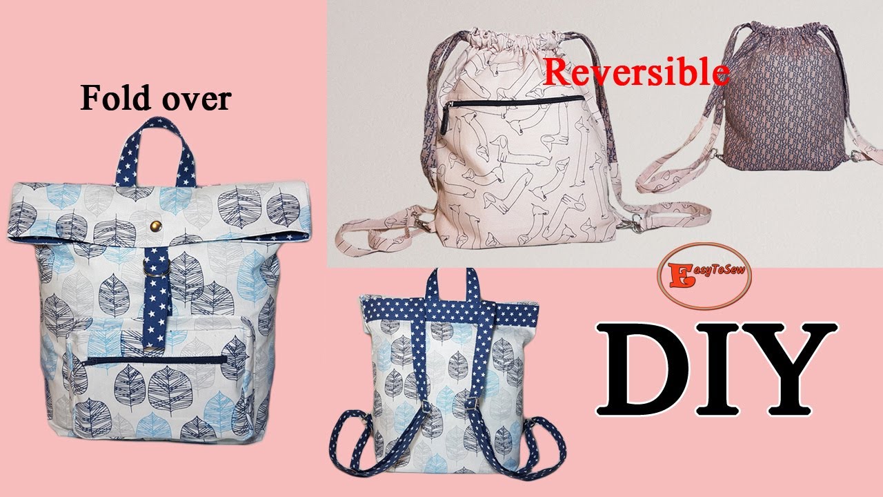 REVERSIBLE BACKPACK | FOLD OVER BACKPACK