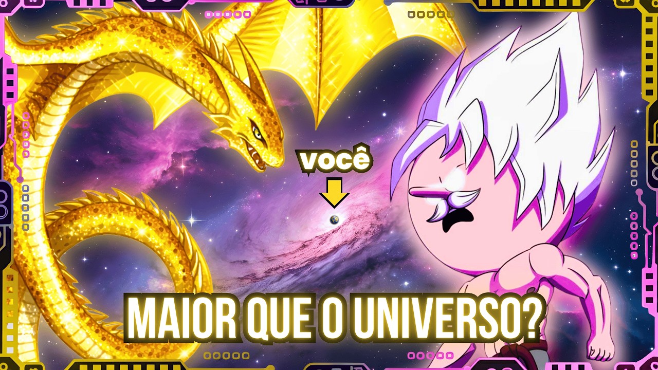 Os 10 Maiores Personagens das Animações | Eles usam GALÁXIAS como bolinhas de gude !!!