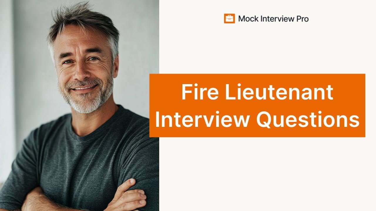 Sample Interview Questions for Fire Lieutenant with Answers