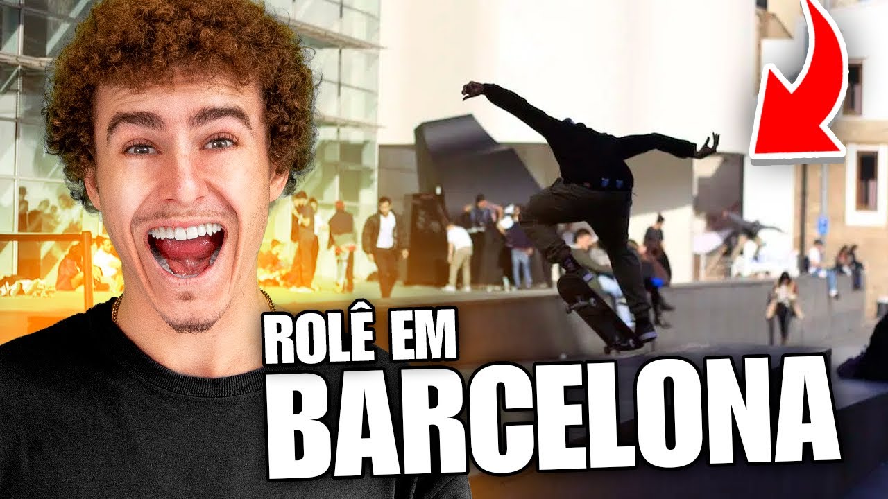 ROLE DE SKATE PELAS RUAS DE BARCELONA!!🤩😍🛹