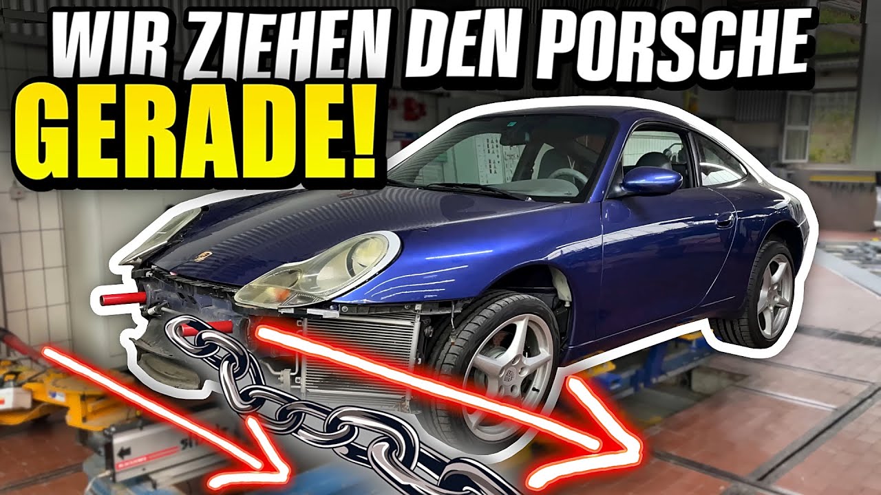 DAS TUT EINFACH NUR WEH! Unfall-Porsche 911 auf der Richtbank | Fahr doch