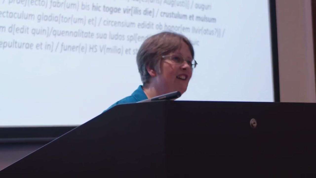 Professor Alison Cooley: New insights into Pompeian culture, society, and politics and inscriptions
