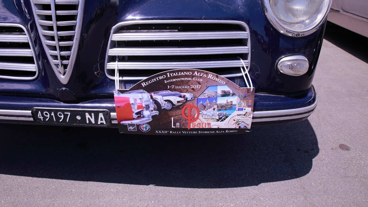 XXXII&deg; Rally Vetture Storiche Alfa Romeo, La Puglia