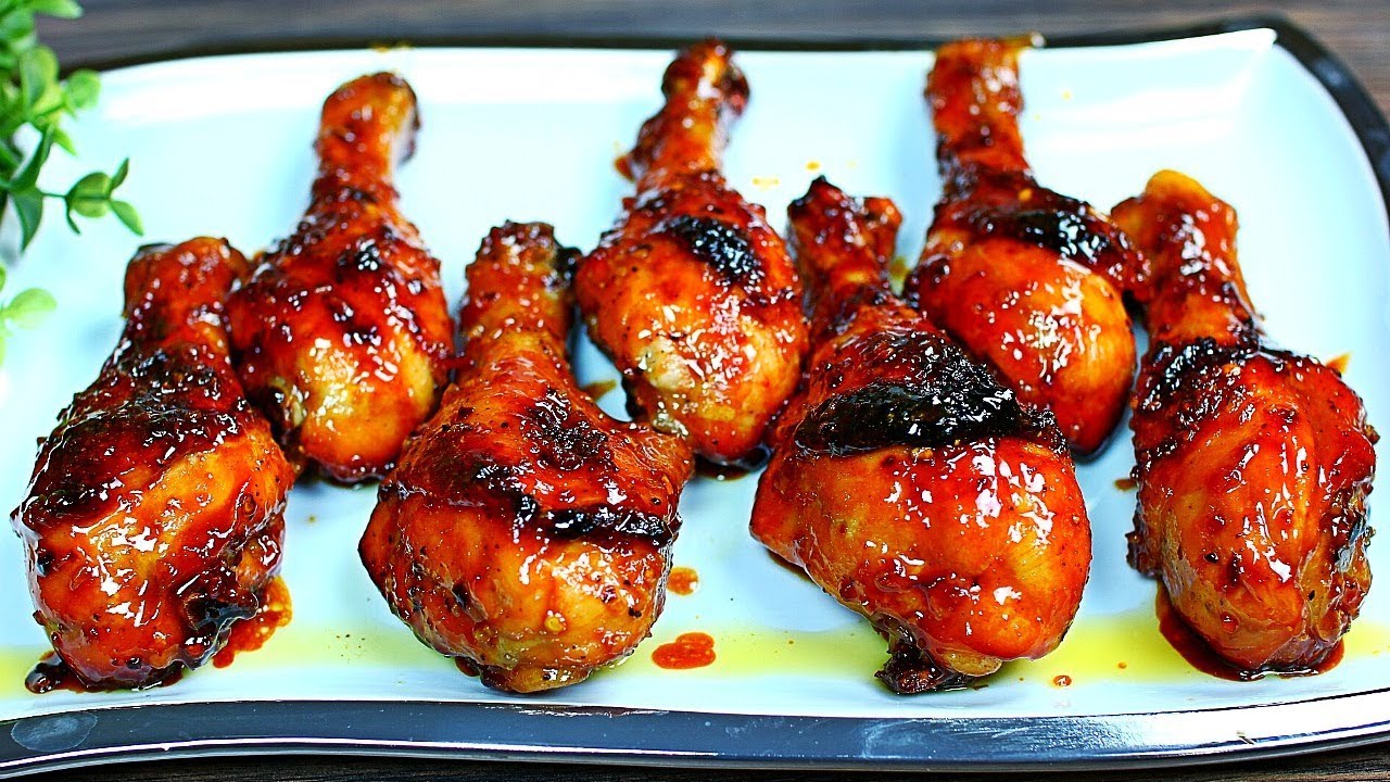 Browned Butter Honey Garlic Chicken Drumsticks - Easy Delicious Chicken Recipe