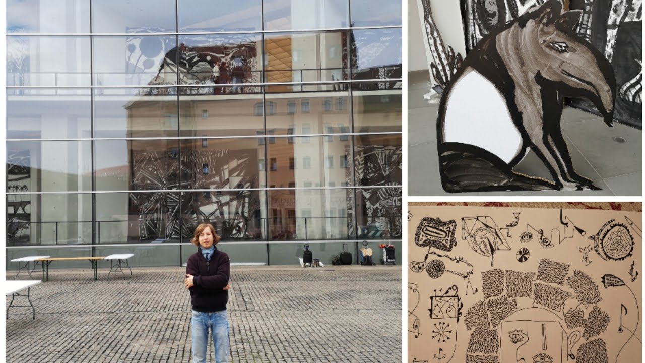 Visiting the "New Museum" of Nuremberg. (Bavaria/Germany) Amazing stay with abstract art as well.