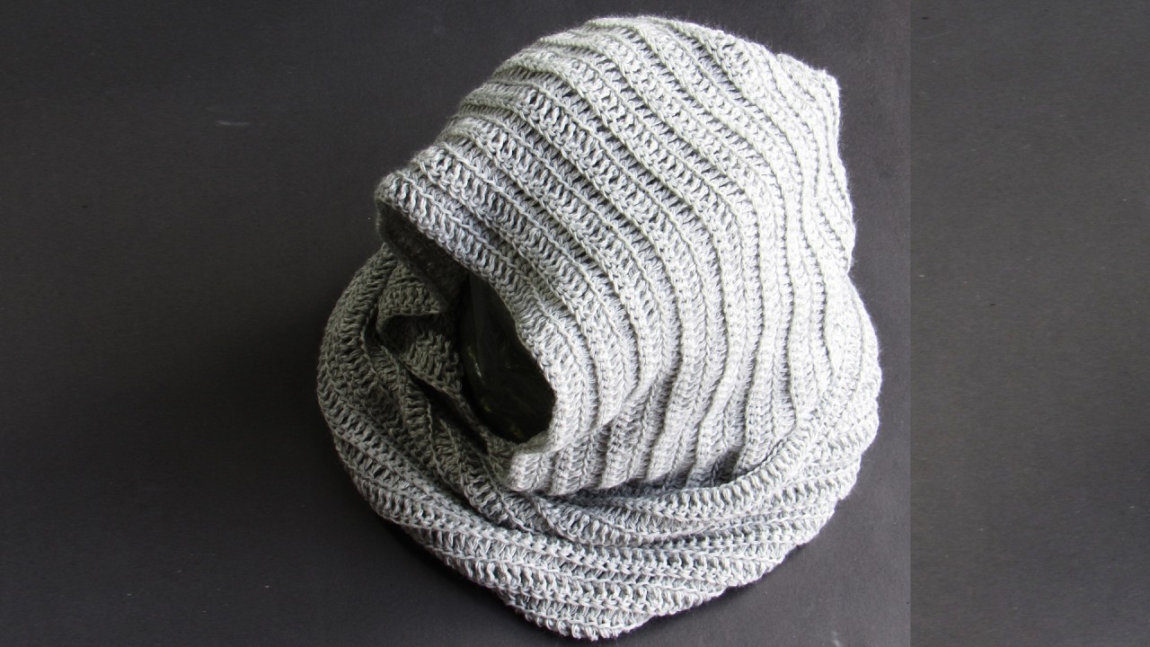 🧣CUELLO con CAPUCHA a CROCHET 🧣 Teje un CUELLO con CAPUCHA a CROCHET con este tutorial paso a paso