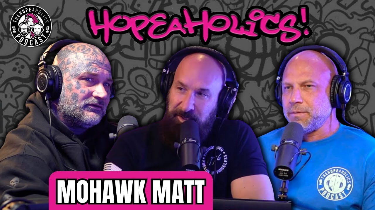 Punk , Graffiti , Gangs, Drugs, Prison & Recovery Mohawk Matt | The Hopeaholics Podcast #46