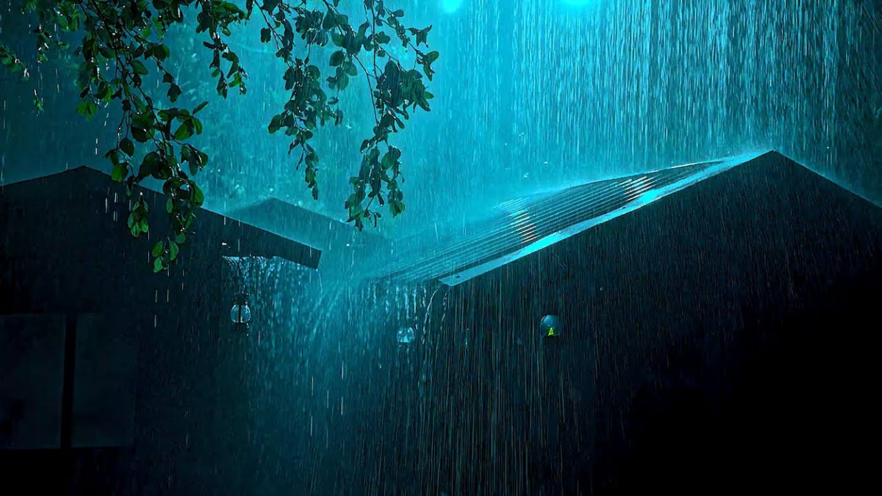 No Ads Rain Sounds for Sleeping – Realistic Rainstorm & Thunder Sounds for Peaceful Sleep