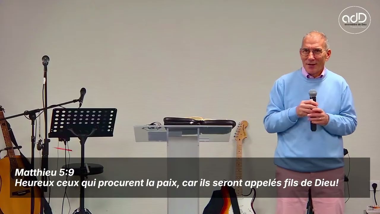 Jésus nous donne la paix