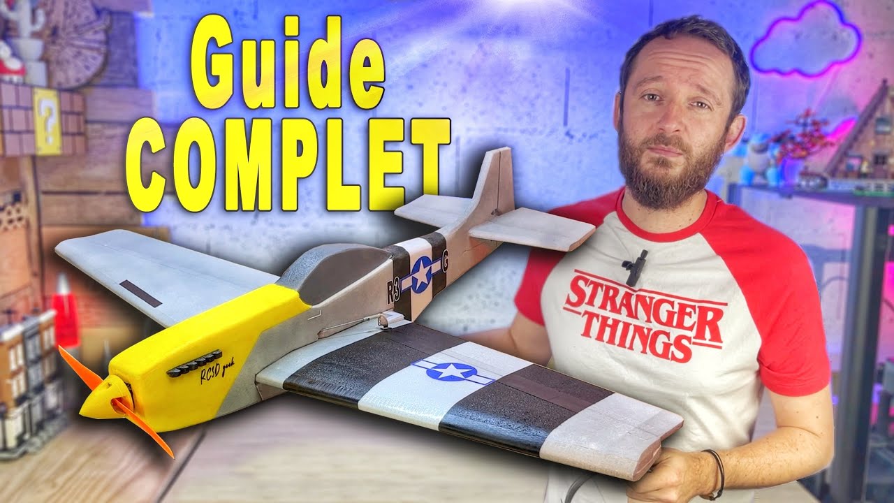 Construire un avion télécommandé FACILEMENT de A à Z - P51 d Mustang - aéromodélisme