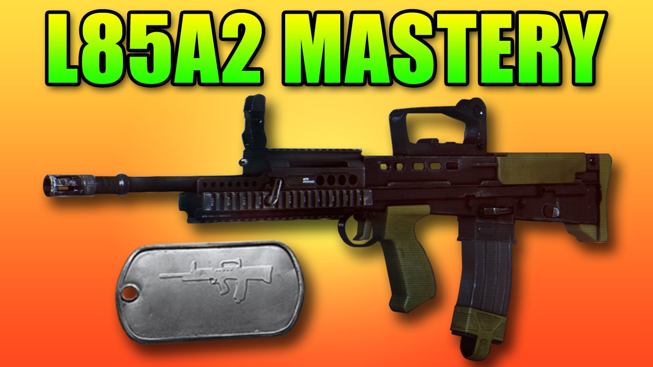 BF4 L85A2 Mastery Dog Tag | Battlefield 4 Bullpup Assault Rifle