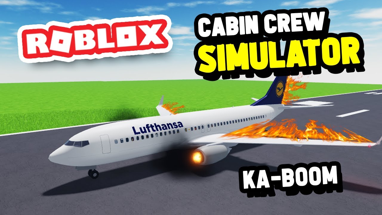 EXPLODING My Plane With PASSENGERS In Cabin Crew Simulator (Roblox)
