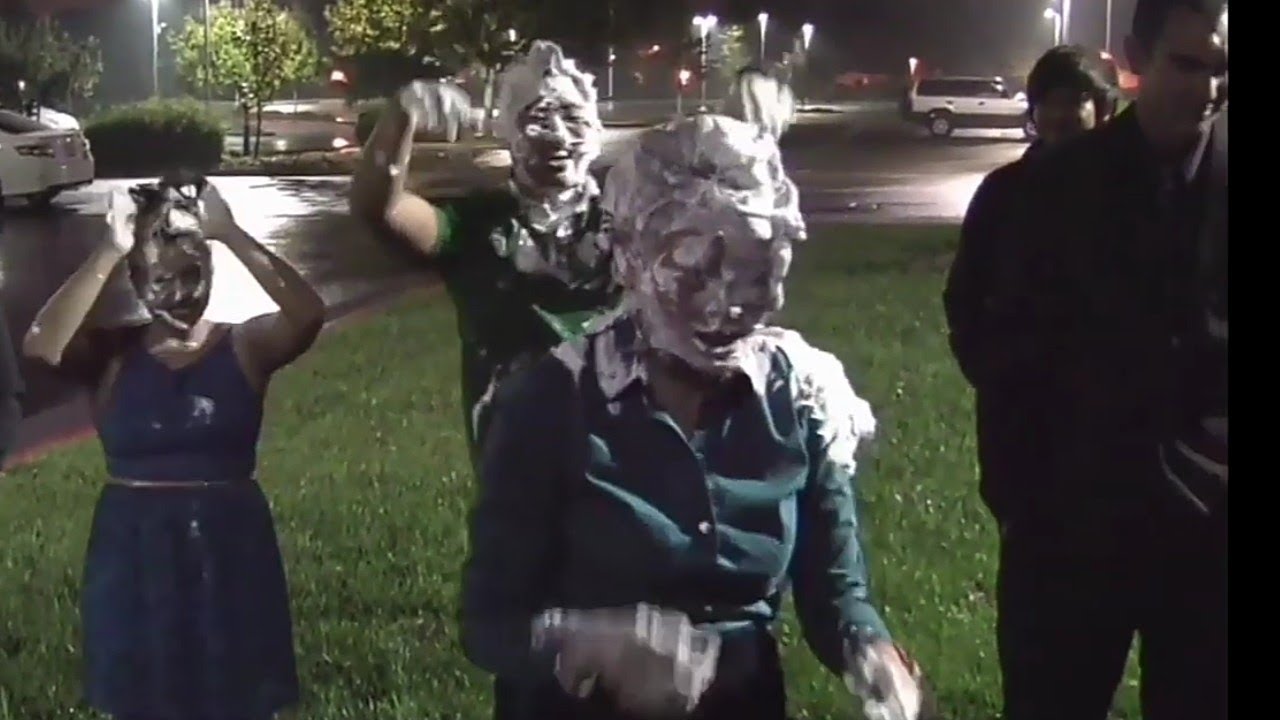 College Asian girl pied for initiation