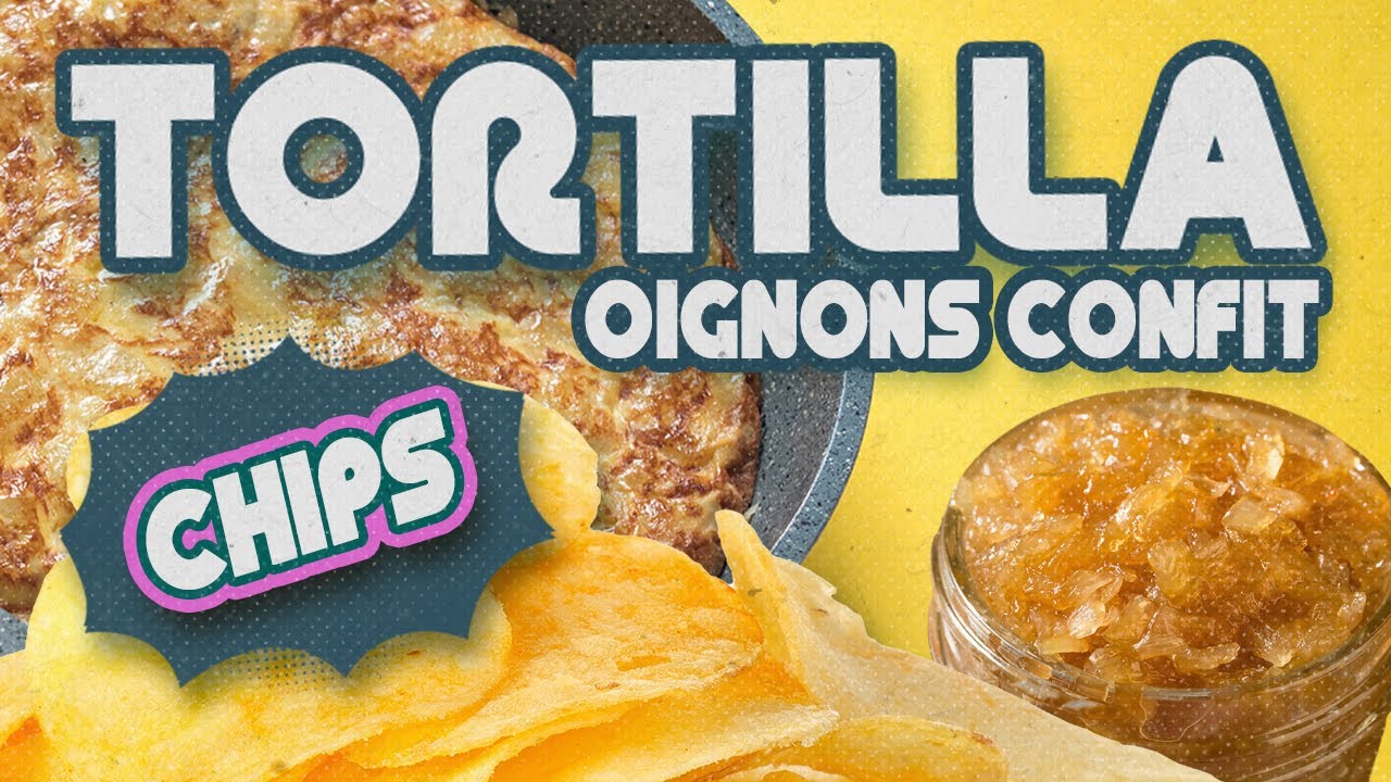Recette TORTILLA aux CHIPS / OIGNONS Rapide et Facile