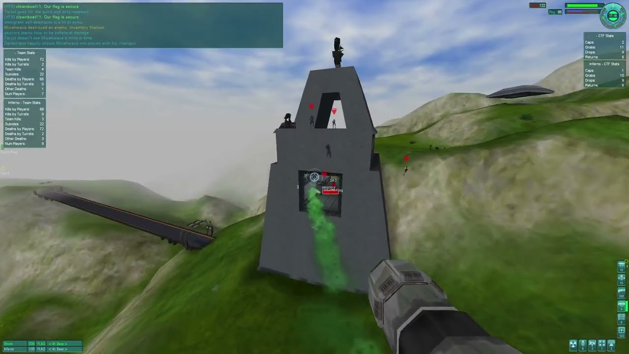 Julius | DangerousCrossing, SubZero | 17 warriors | 2009/4/20 | Demo#16514 | Tribes2