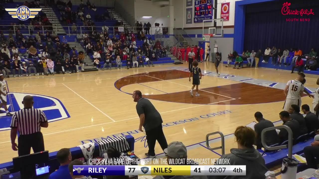 Riley Wildcats vs Niles Vikings at the 2025 Michiana Hoops Shootout