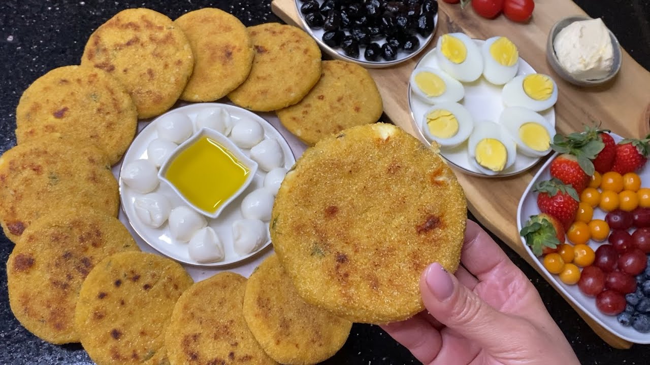 حريشات الذرة بالجبن والاعشاب فقط أكثر من رائعين بطريقة سهلة وسريعة للفطور الصحي روووعة المذاااق💯