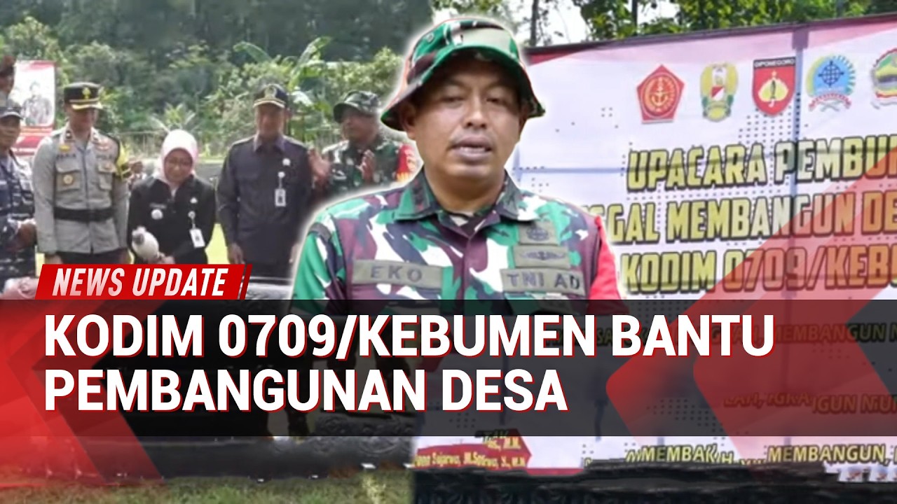 TMMD ke-127, Kodim 0709 Kebumen Bangun Jalan Desa yang Tertunda 4 Tahun