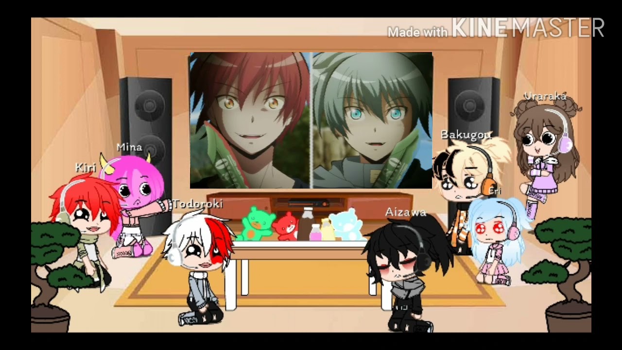 ll Bnha + Eri reacts to assassination classroom ll ( deku as karma ) ll Part 2 ll Enjoy ll
