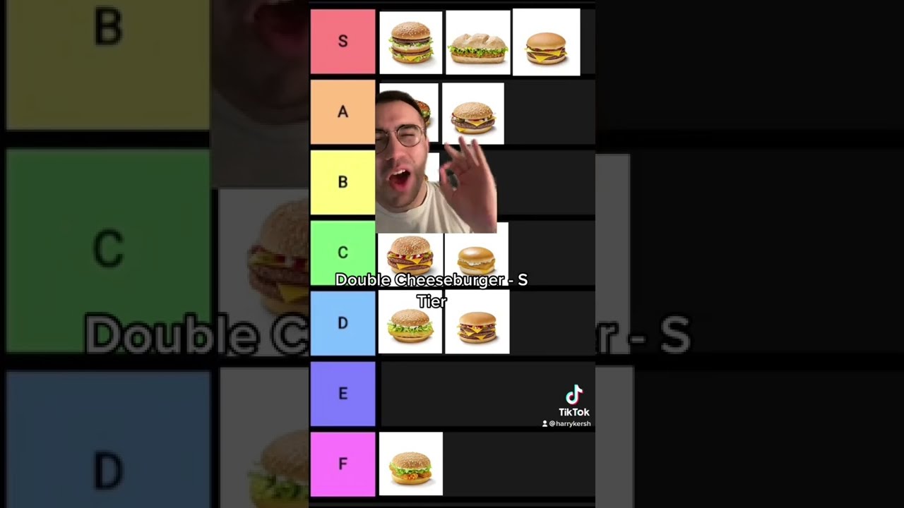 McDonald&rsquo;s UK Burger Tier List! #shorts