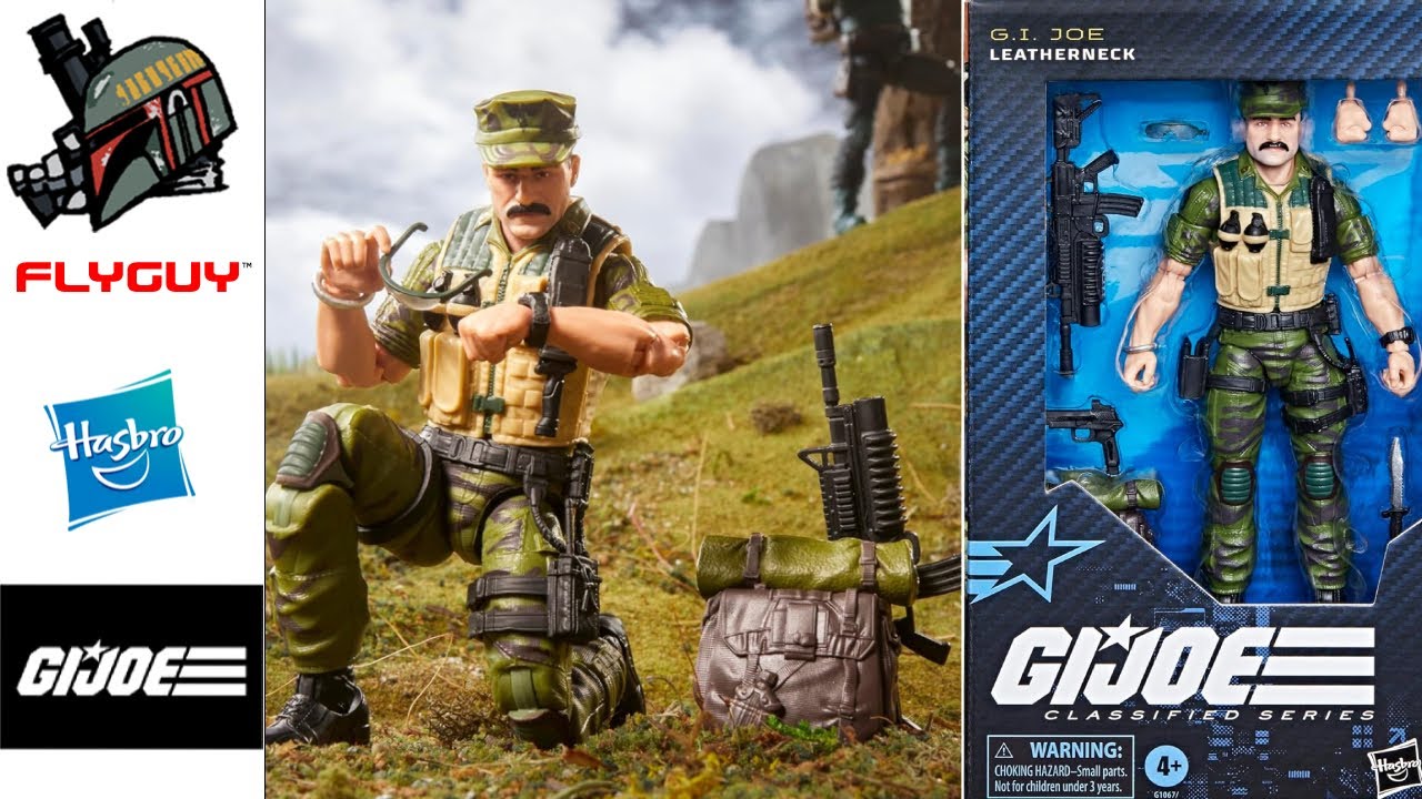Hasbro G.I. Joe Classified Series 148 Leatherneck Action Figure Review by FLYGUYtoys
