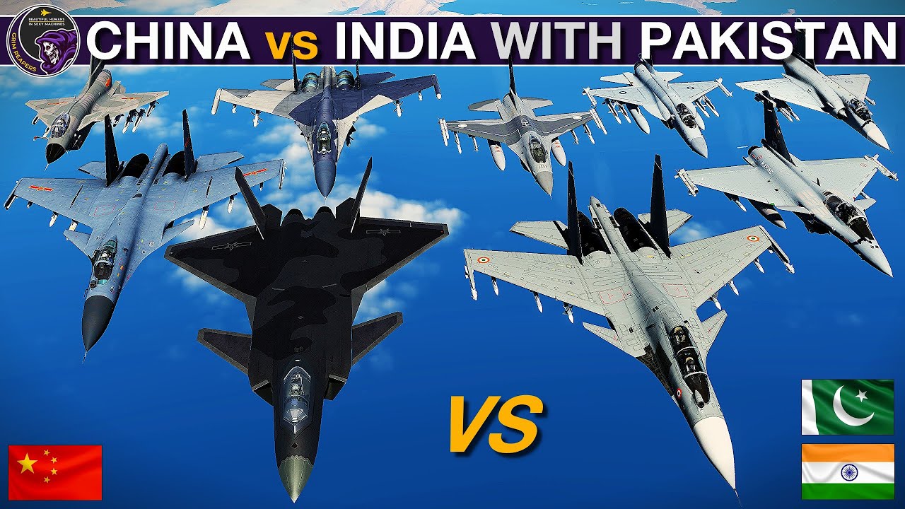 Mass Battle: Chinese Air Force & Navy vs India & Pakistan (WarGames 270) | DCS