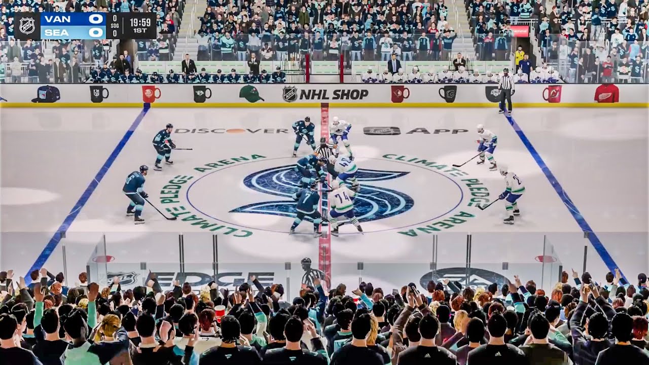 Seattle Kraken vs Vancouver Canucks 2/28/2026 NHL 26 Gameplay