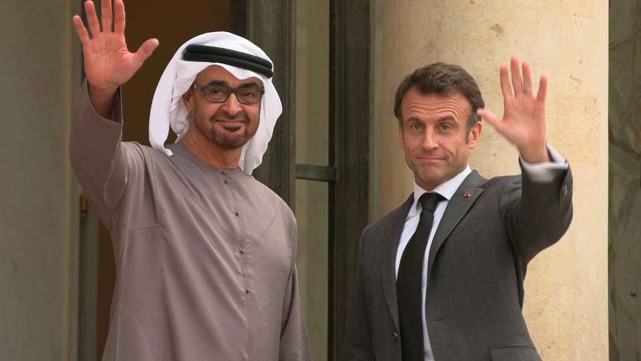 Macron welcomes UAE President Sheikh Mohamed bin Zayed Al-Nahyan | AFP