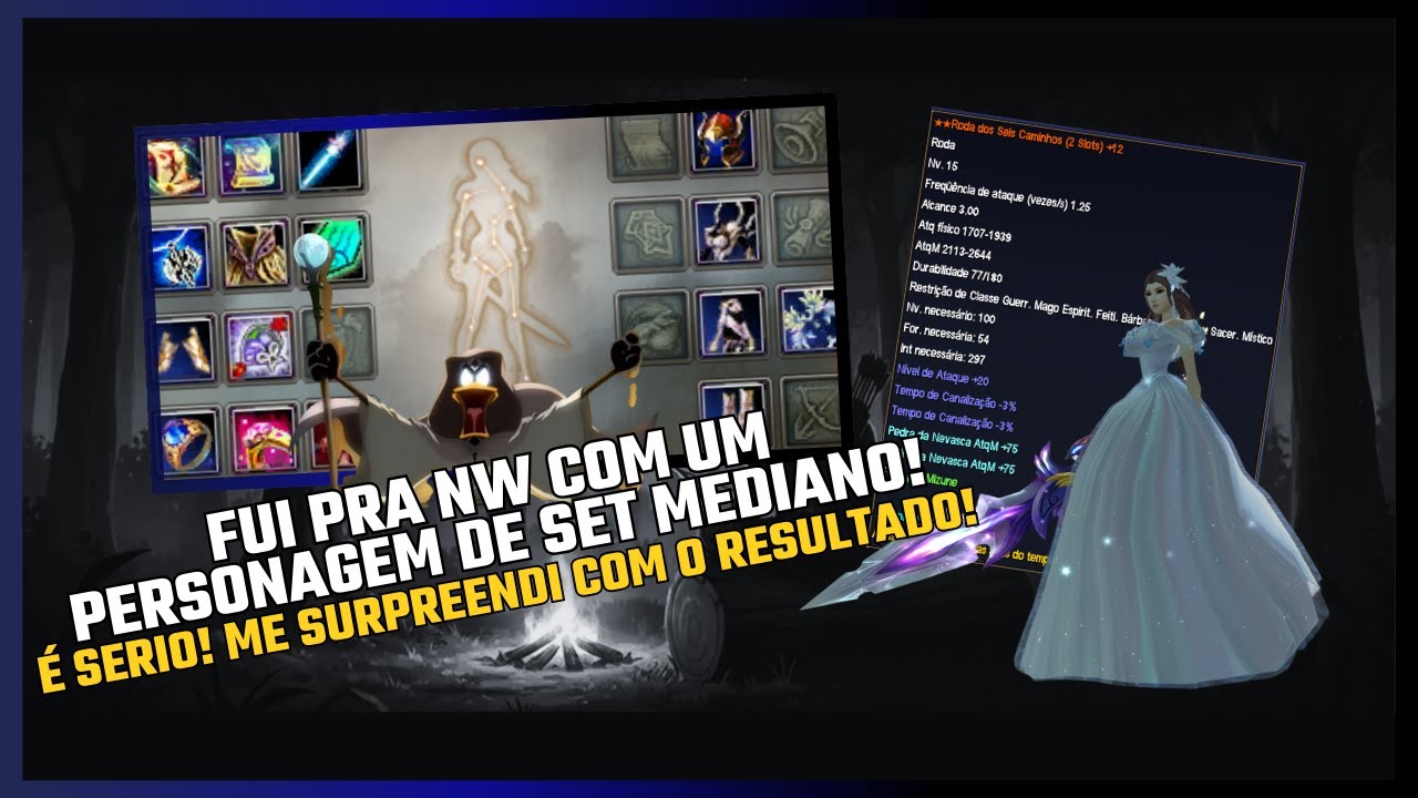 MAGO É APELAÇÃO? FUI PRA NW COM UM PERSONAGEM MEDIANO E DEU BOM! - PERFECT WORLD DARK