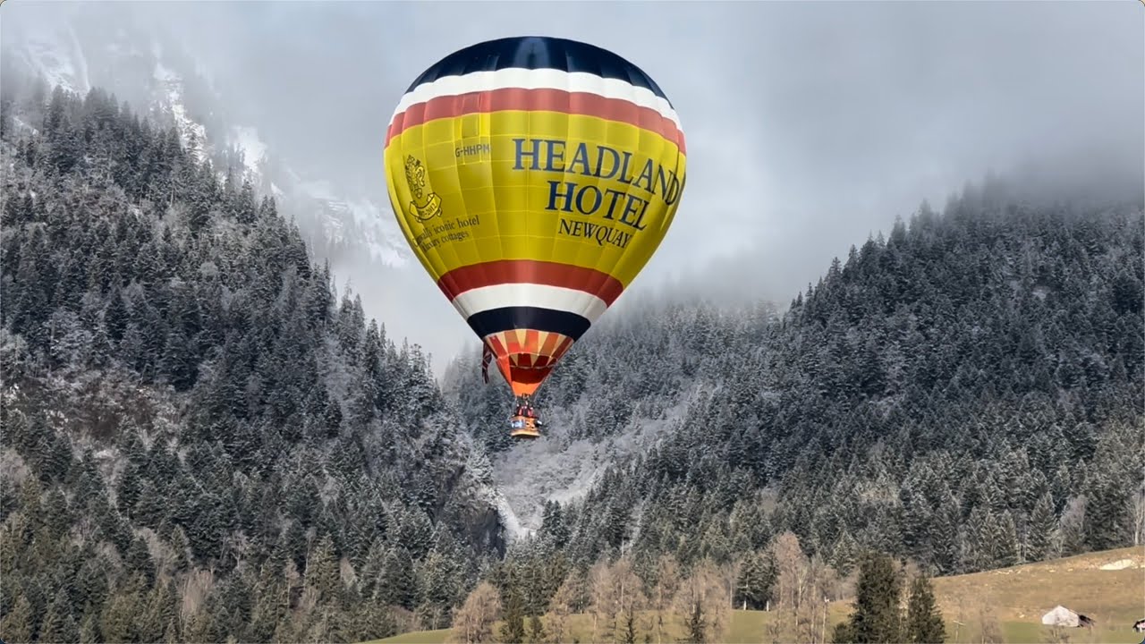 🇨🇭 45e Festival International de Ballons 1💫 Ch&acirc;teau-d&rsquo;&OElig;x,Canton de Vaud,lancement du premier ballon💫