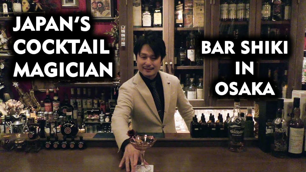 This Japanese Bartender Prepares Dazzling Cocktails At A Hidden Cocktail Bar In Osaka - Bar Shiki