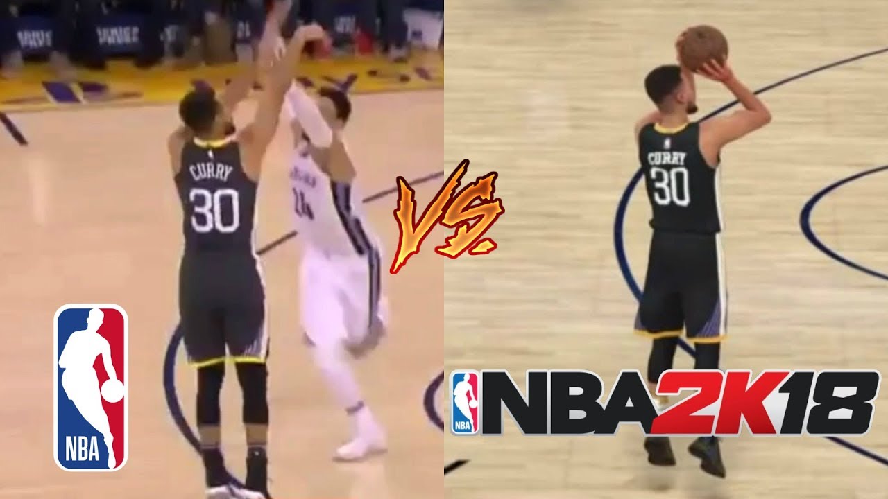 TOP STEPHEN CURRY PLAYS RECREATED IN NBA 2K18