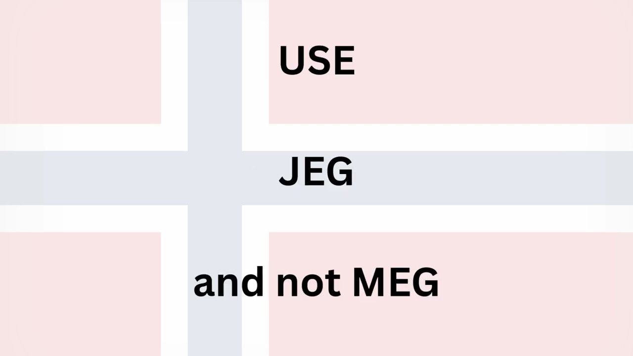 JEG og MEG : Den grammatiske forskjellen forklart