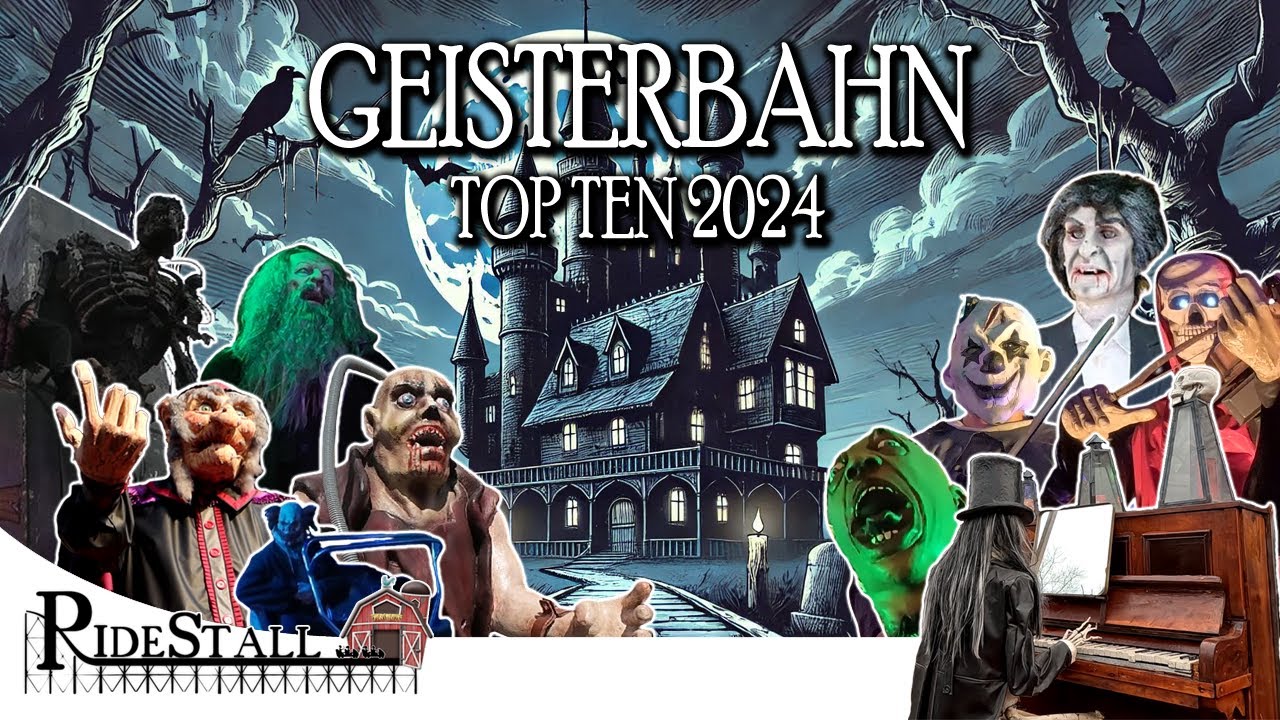 Geisterbahn Top 10 - unsere liebsten transportablen Geisterbahnen in 2024 | POV Onride