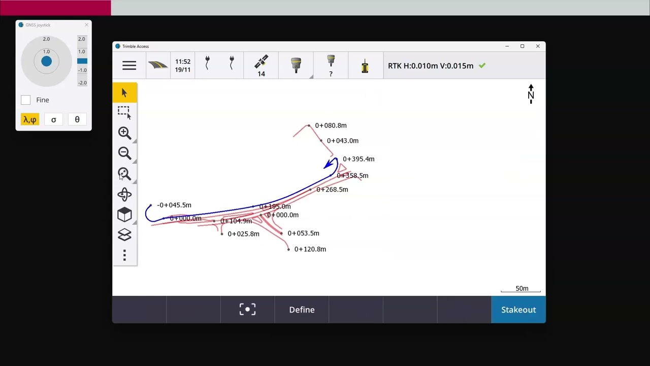 Trimble Access Roads — Связывание файлов проекта дорог
