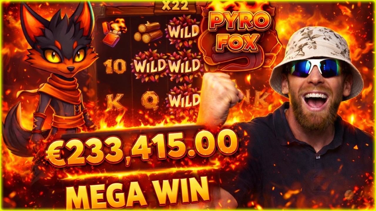 Wieder ist es PYRO FOX! Erneut Rekordgewinn!🦊🪓| Casino Stream Highlights