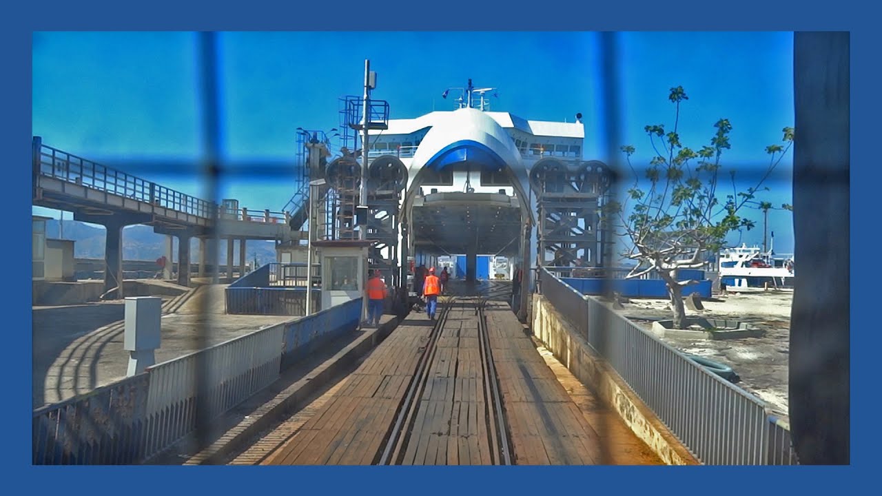 Imbarco treno a Villa San Giovanni M.ma  a Bordo dell'IC 723!