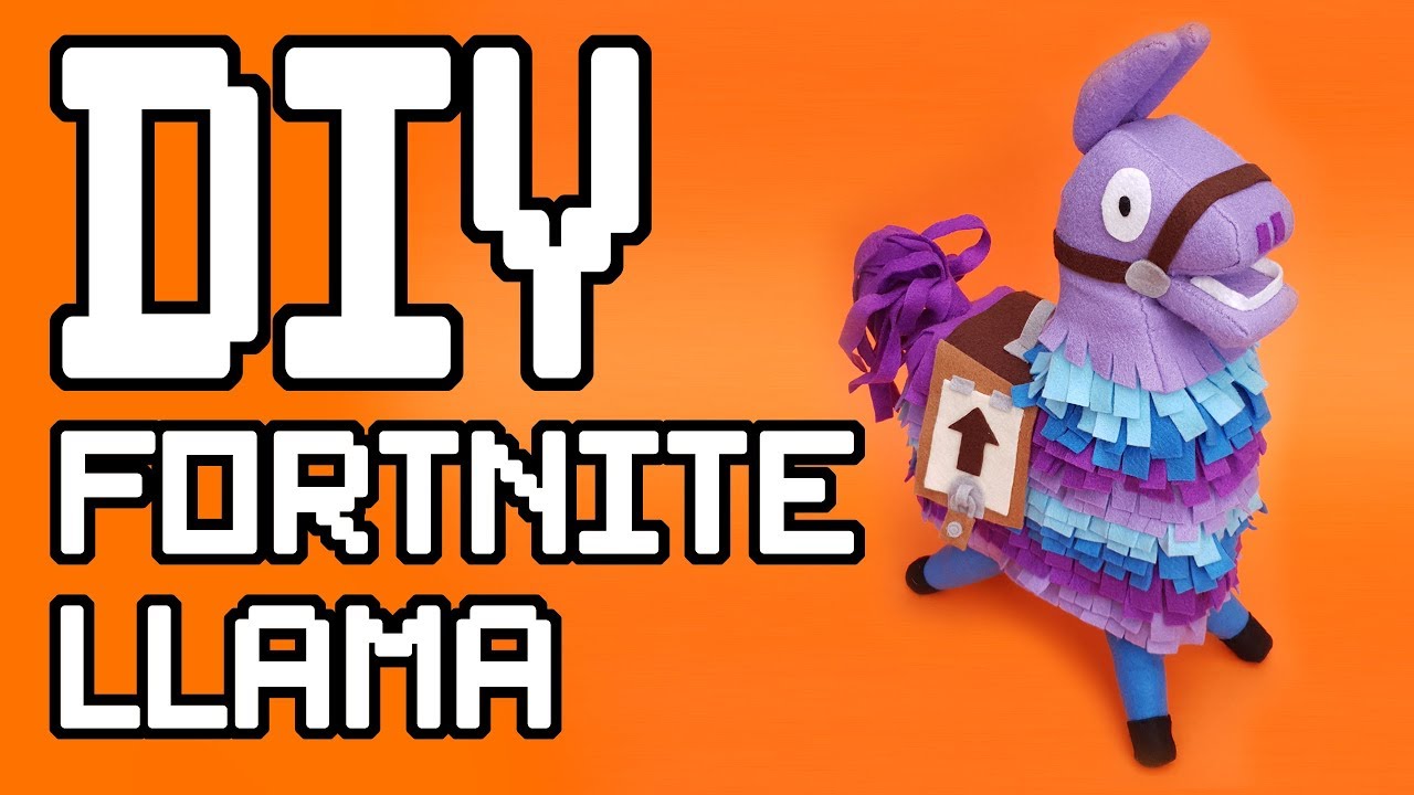 Fortnite : Supply Llama Plush DIY Tutorial