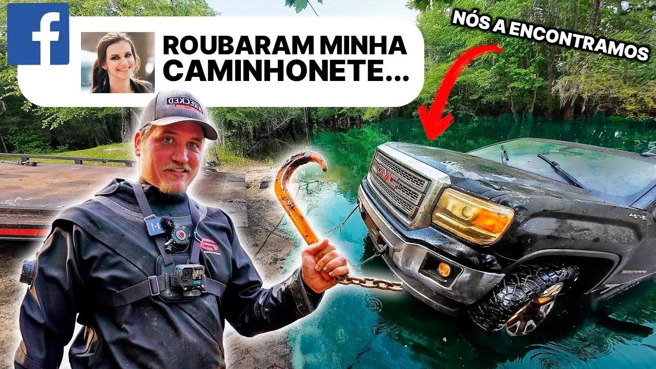 Ela perdeu a caminhonete GMC para ladrões... Resgatamos do pântano!
