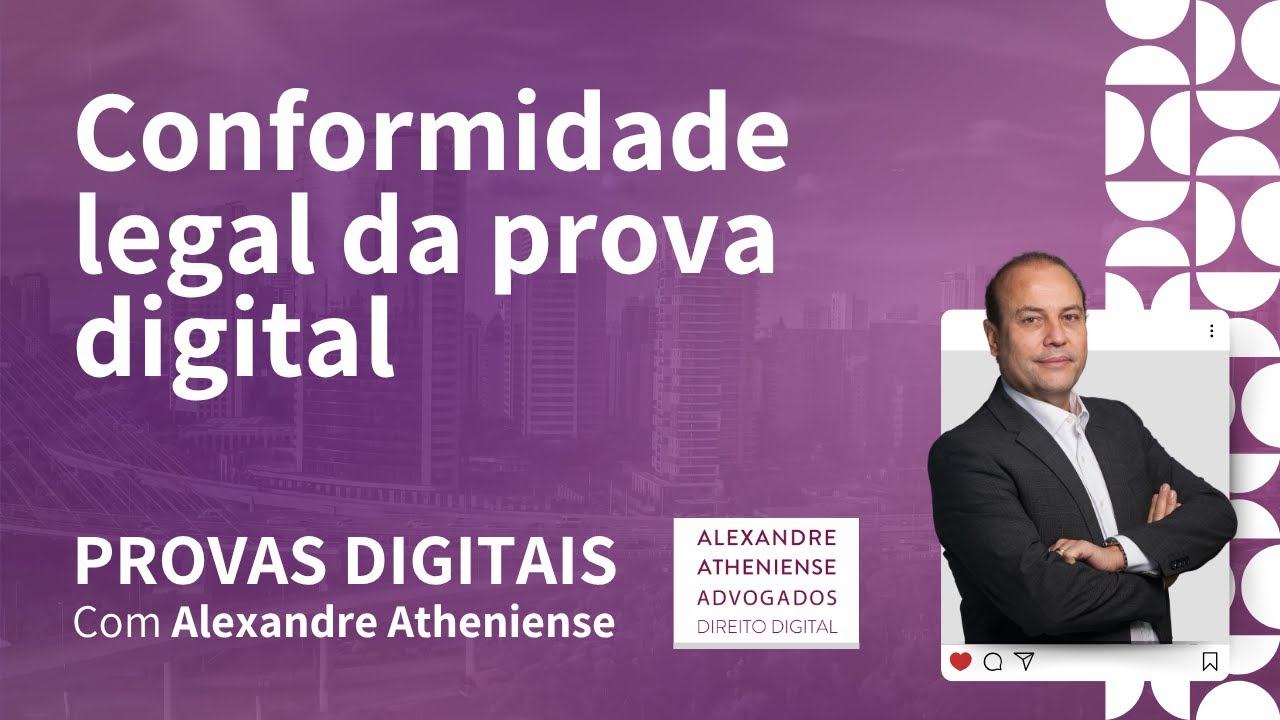 Meios de conformidade legal da prova digital