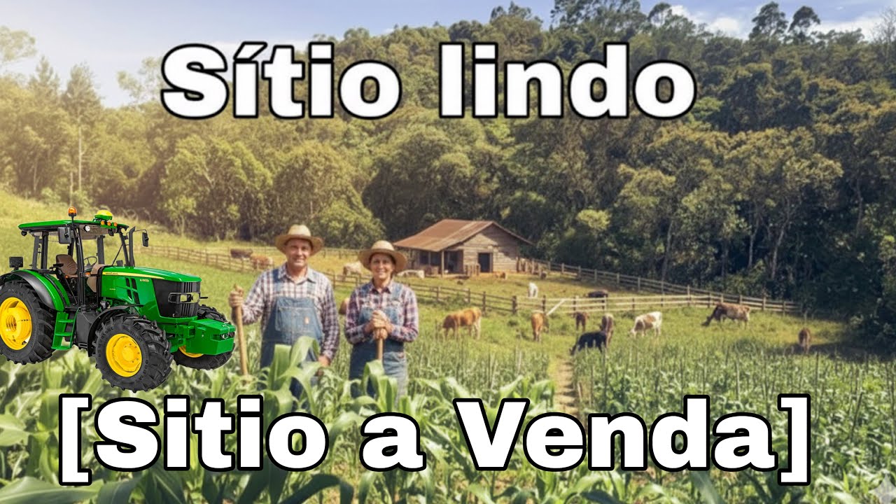 URGENTE! ( Sítio a Venda ) BARATINHO !! TEM MINA - TEM TERRA BOA - TEM LAGO E MUITA NATUREZA 
