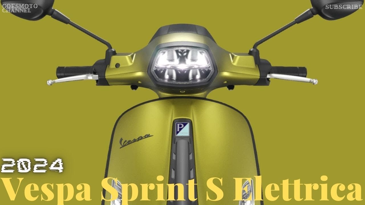 Vespa Sprint S Elettrica 2024 года: характеристики и производительность — будущее городской мобильно